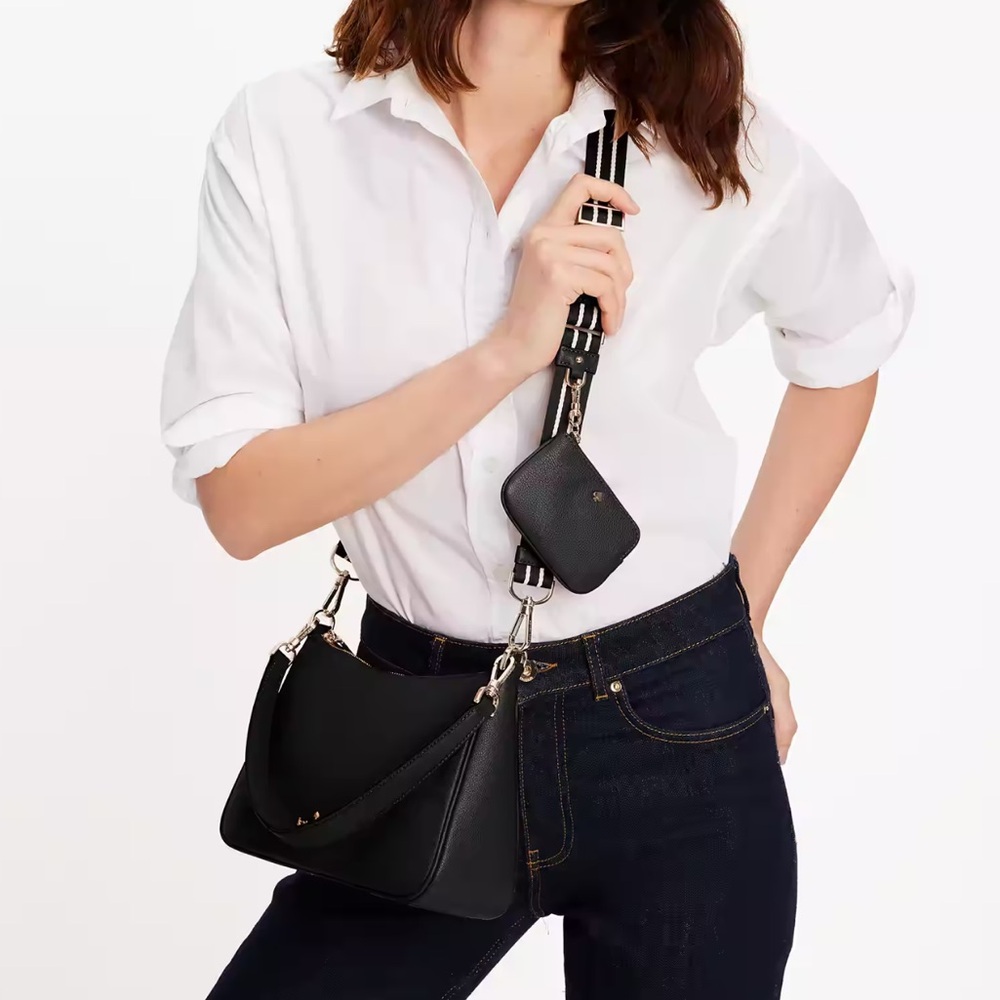 Kate Spade Rosie Shoulder Bag With Tech Attachment AirPod
Black
NWT - Picture 3 of 16